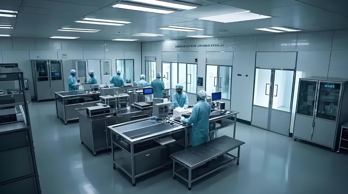 重慶廠房裝修效果圖，1000平電子無塵車間裝修效果圖