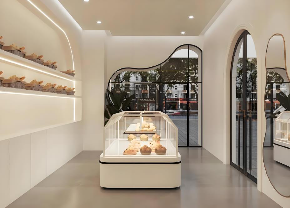 INS簡約風烘焙店裝修案例