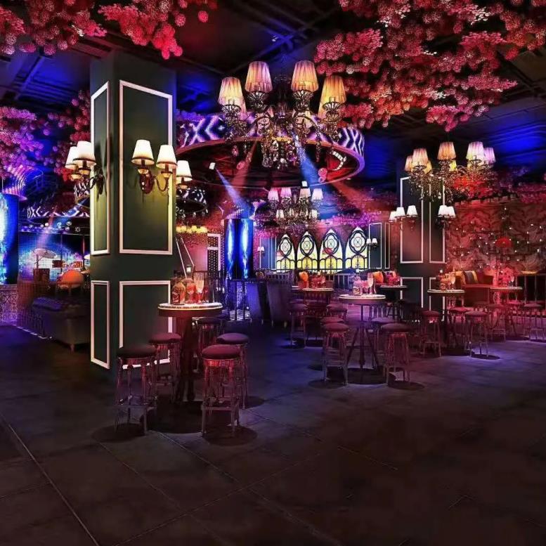 200平重慶酒吧裝修效果圖，12萬搞定裝修