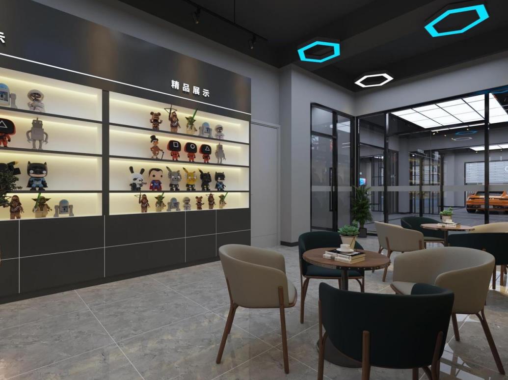 汽車維修店麵設計效果圖案例