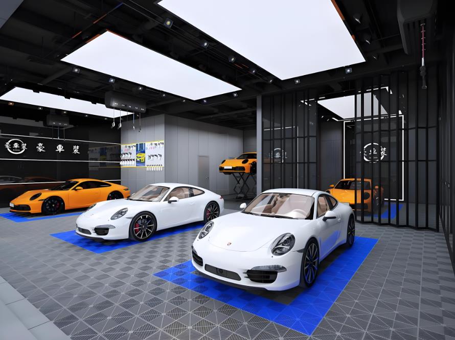 豪車裝汽車改裝店設計方案