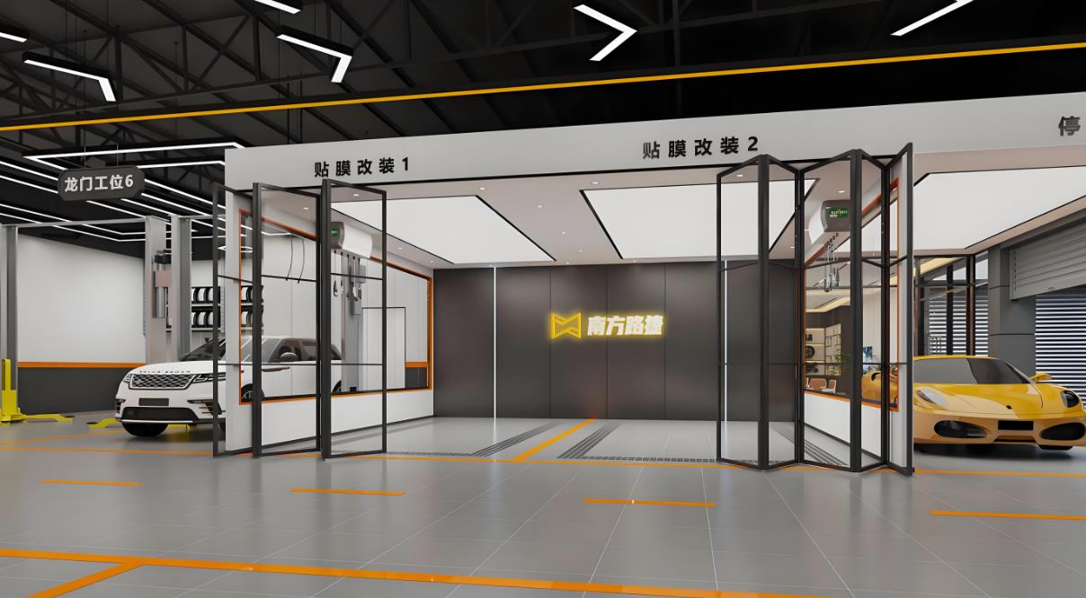 南方路捷汽車維修店裝修效果圖
