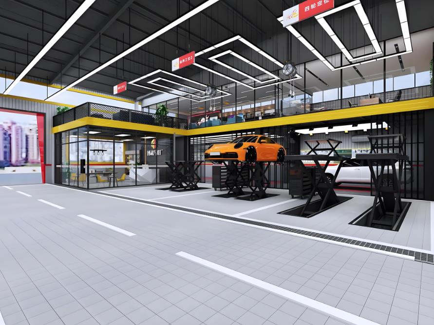 博利汽車修理廠設計效果圖