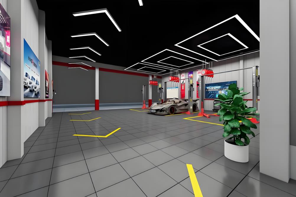 汽車維修店裝修效果圖