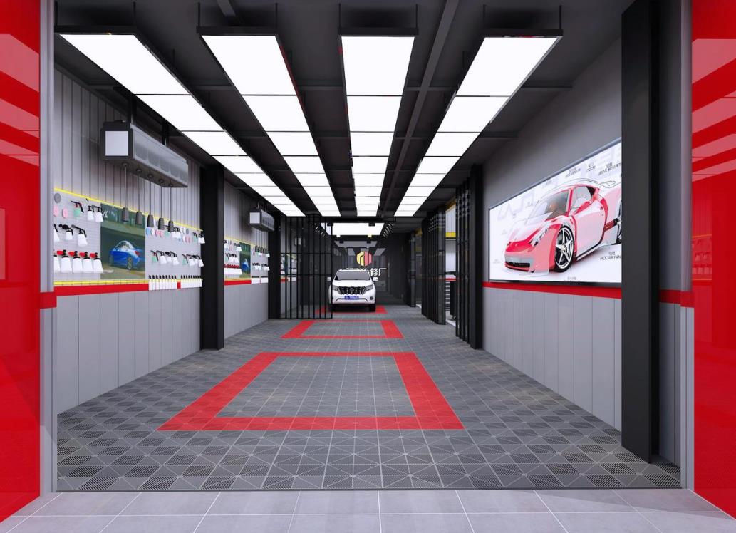 博利汽車修理廠設計效果圖