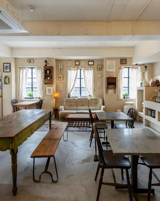 氛圍感甜品店裝修效果圖