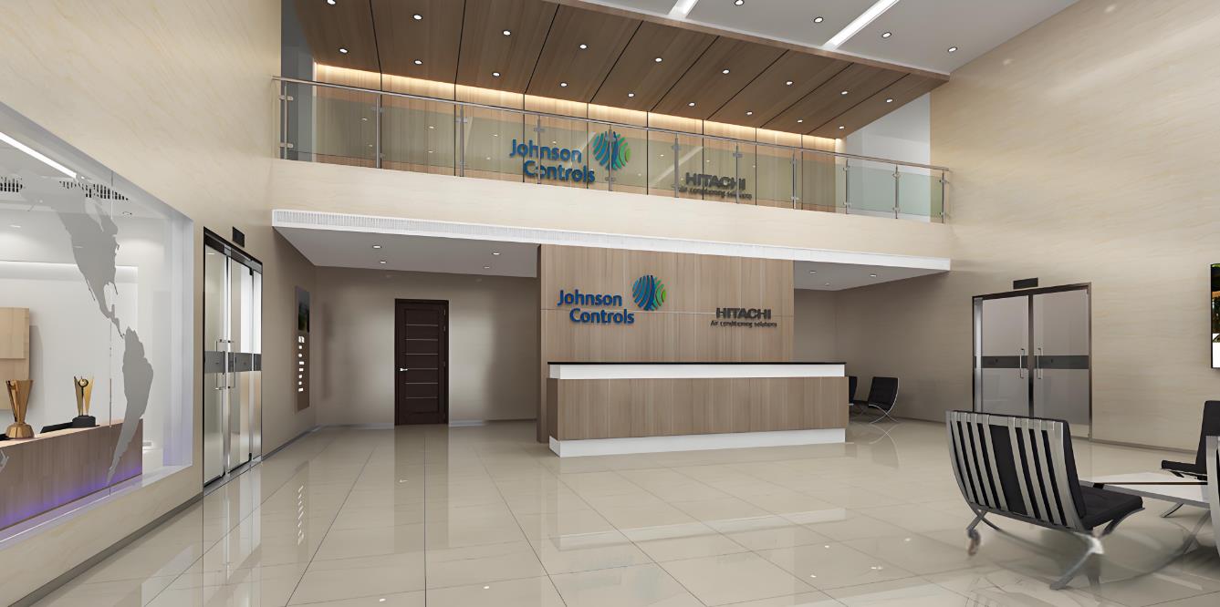 企業展廳設計效果圖