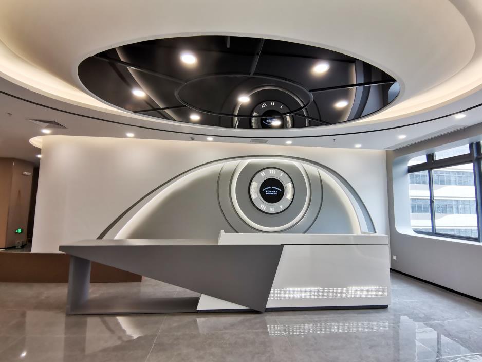 鍾表辦公展廳裝修設計效果圖