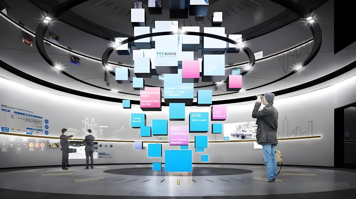 泰永長征數字化展廳裝修設計效果圖