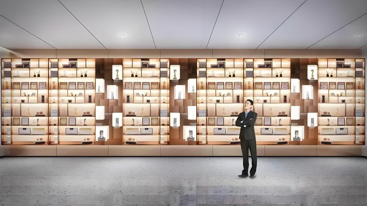 泰永長征數字化展廳裝修設計效果圖