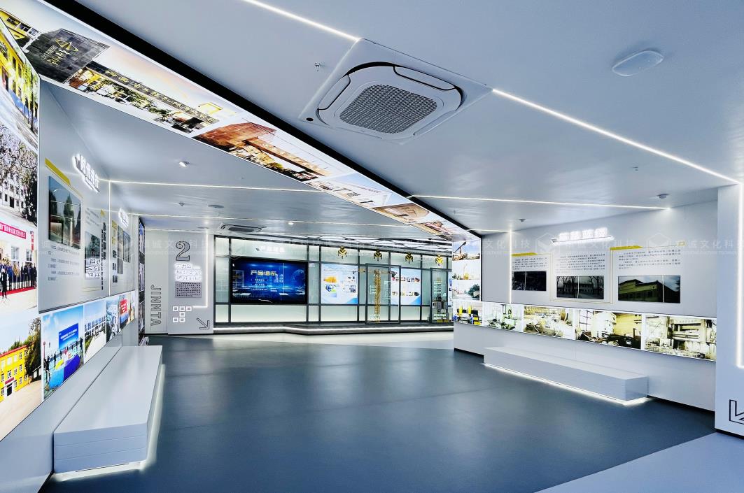 機械製造企業展廳裝修效果圖