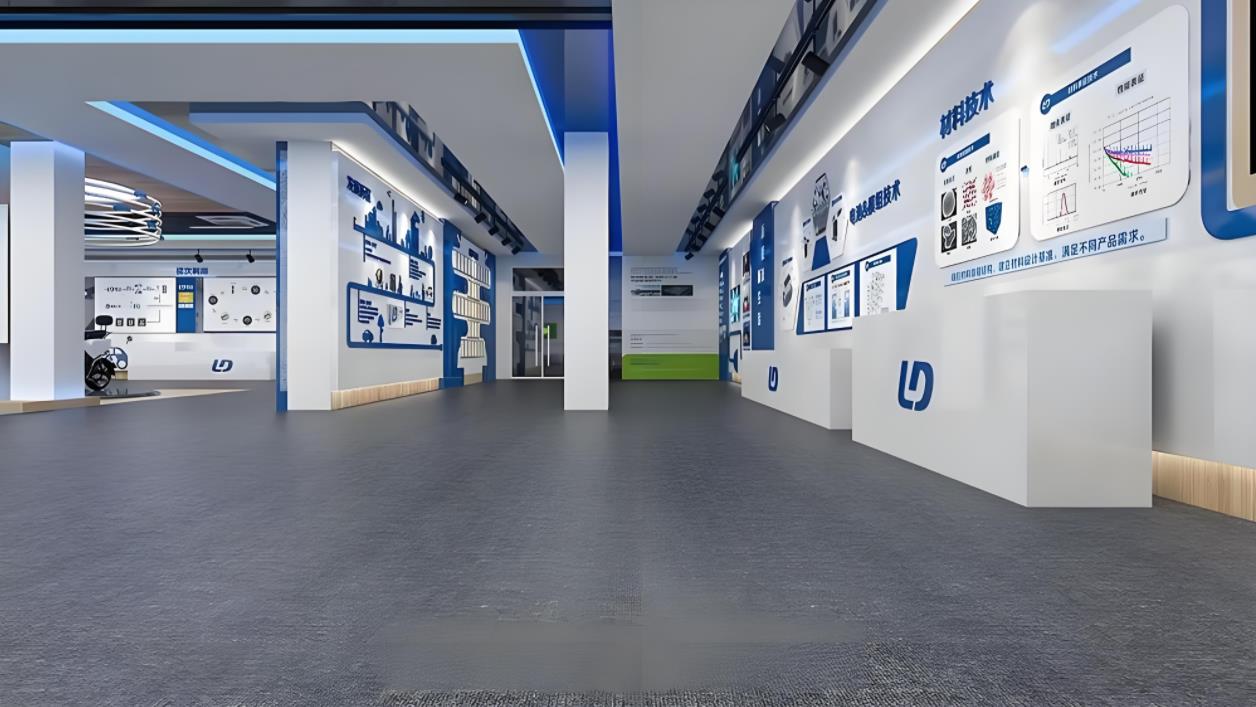 新能源汽車企業文化展廳設計效果圖