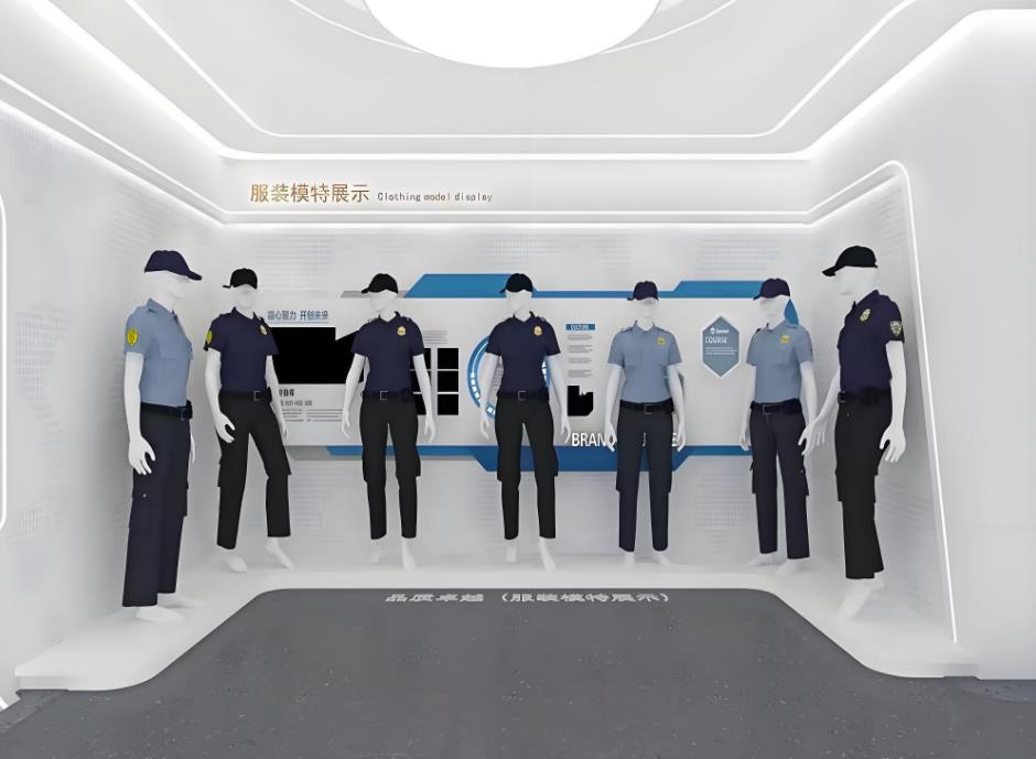 服裝企業文化展廳設計效果圖案例
