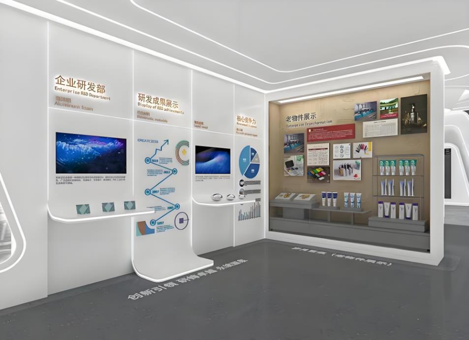 服裝企業文化展廳設計效果圖案例