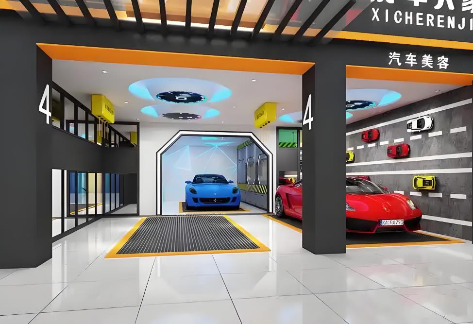 現代簡約風汽車維修店設計全解析